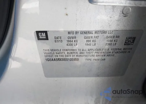 2014 Cadillac Ats Standard z USA, uszkodzony, nr VIN 1G6AA5RXXE0105959